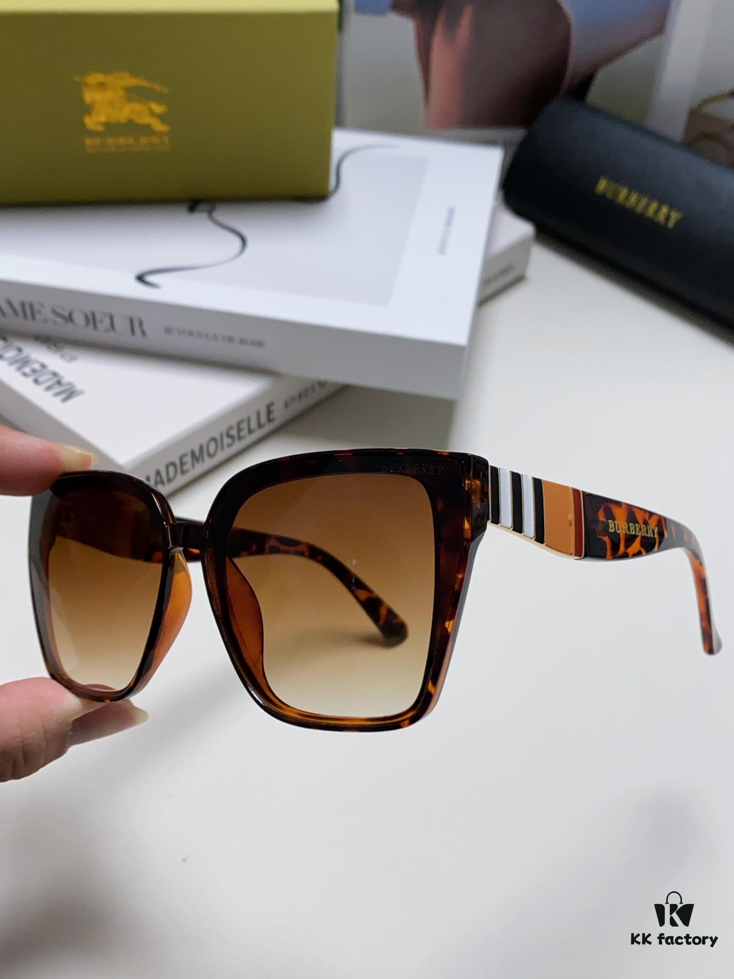 BURBERRY 2024 New Arrival European and American Fashion Sunglasses, Men's and Women's Trendy Streetwear Shades