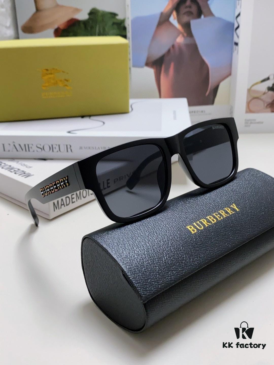 🆕 BURBERRY Burberry 🛒 The LOGO on the temple has become the most popular fashion element. Simple yet bold, without excessive embellishments. Counterfeit version with exact match to the original, exquisite craftsmanship, cleverly flatters the face shape 🤍 Eyeglasses Sunglasses