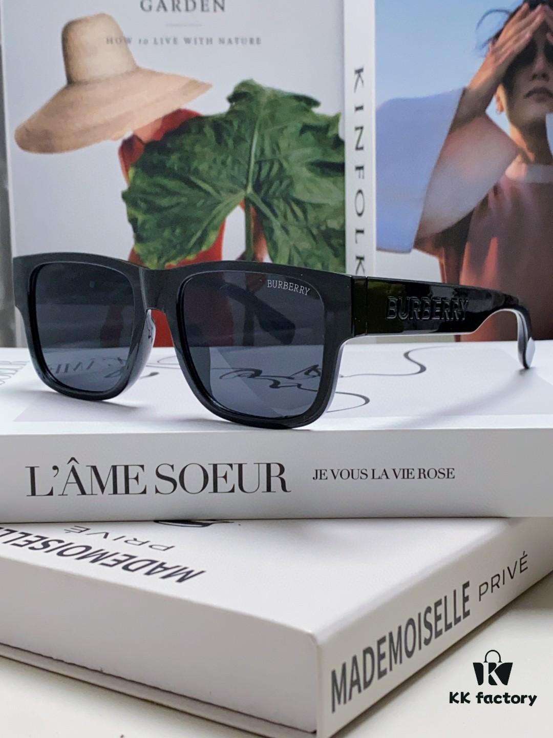 🆕BURBERRY Burberry 🛒 LOGO-Embellished Temple Design, the Hottest Fashion Trend, Minimalist Yet Statement-Making, Premium Craftsmanship, Flattering Facial Contour Fit 🤍 Eyeglasses Sunglasses