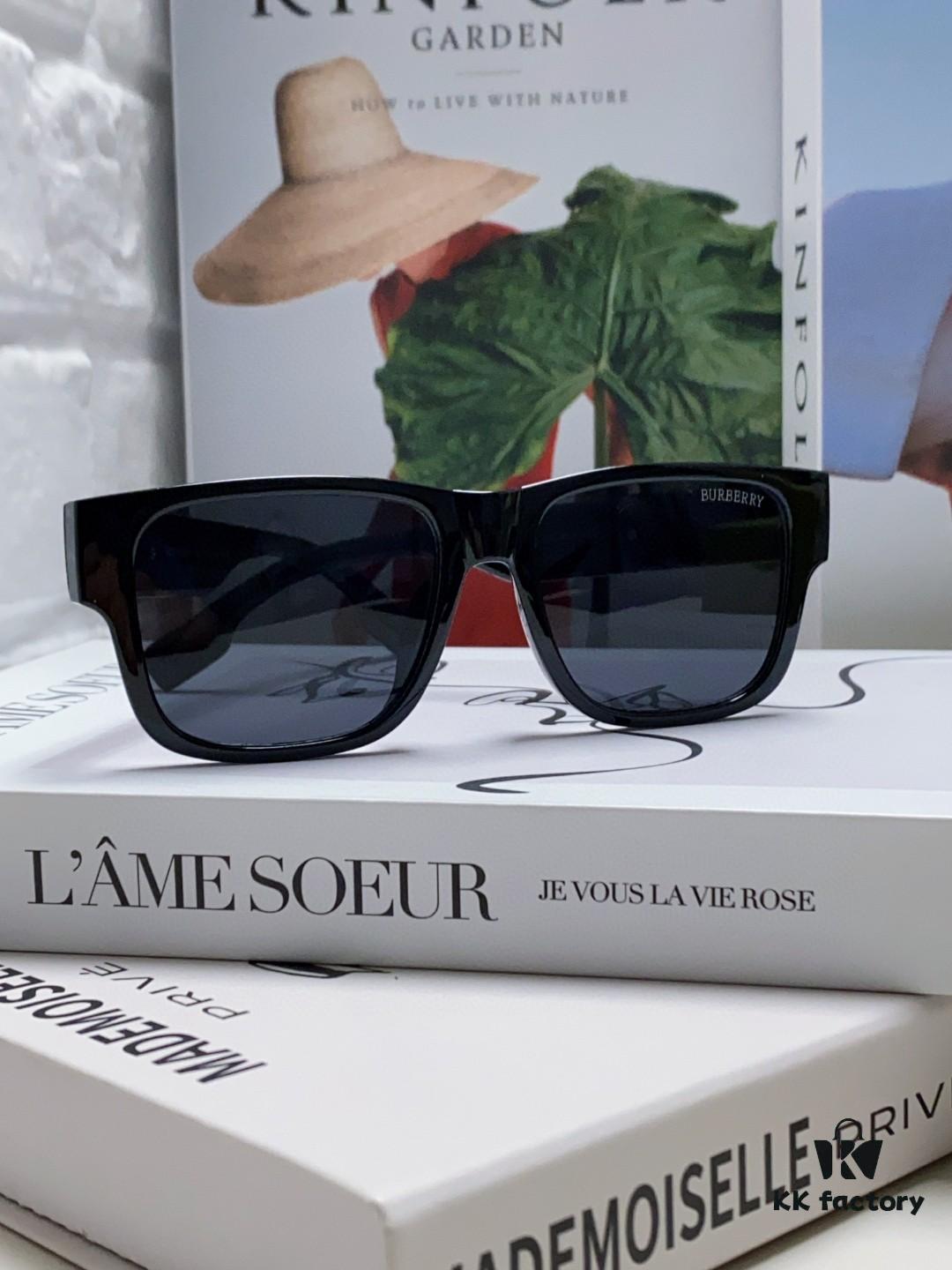 🆕BURBERRY Burberry 🛒 LOGO-Embellished Temple Design, the Hottest Fashion Trend, Minimalist Yet Statement-Making, Premium Craftsmanship, Flattering Facial Contour Fit 🤍 Eyeglasses Sunglasses