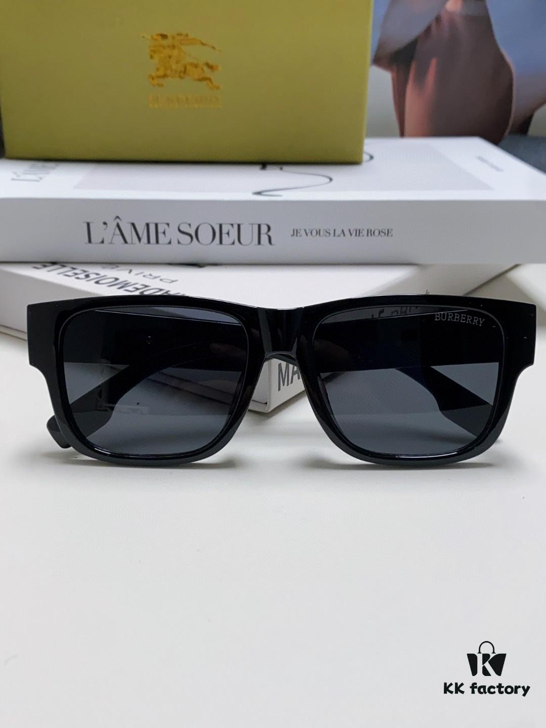 🆕BURBERRY Burberry 🛒 LOGO-Embellished Temple Design, the Hottest Fashion Trend, Minimalist Yet Statement-Making, Premium Craftsmanship, Flattering Facial Contour Fit 🤍 Eyeglasses Sunglasses