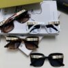Burberry 2024 New Korean-Style Oversized Wide-Leg Stylish Fast-Fashion Sunglasses Unisex Celebrity-Inspired Slimming Sun Glasses with Horse Logo and Classic Plaid Pattern