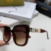 Burberry 2024 New Korean-Style Oversized Wide-Leg Fashionable Fast-Moving Sunglasses Unisex Celebrity-Inspired Slimming Sun Glasses with Horse Logo and Classic Check Pattern