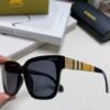 Burberry 2024 New Arrival Men's UV Protection Polarized Sunglasses, Black Frame Classic Equestrian Design Unisex Fashion Sun Glasses for Driving