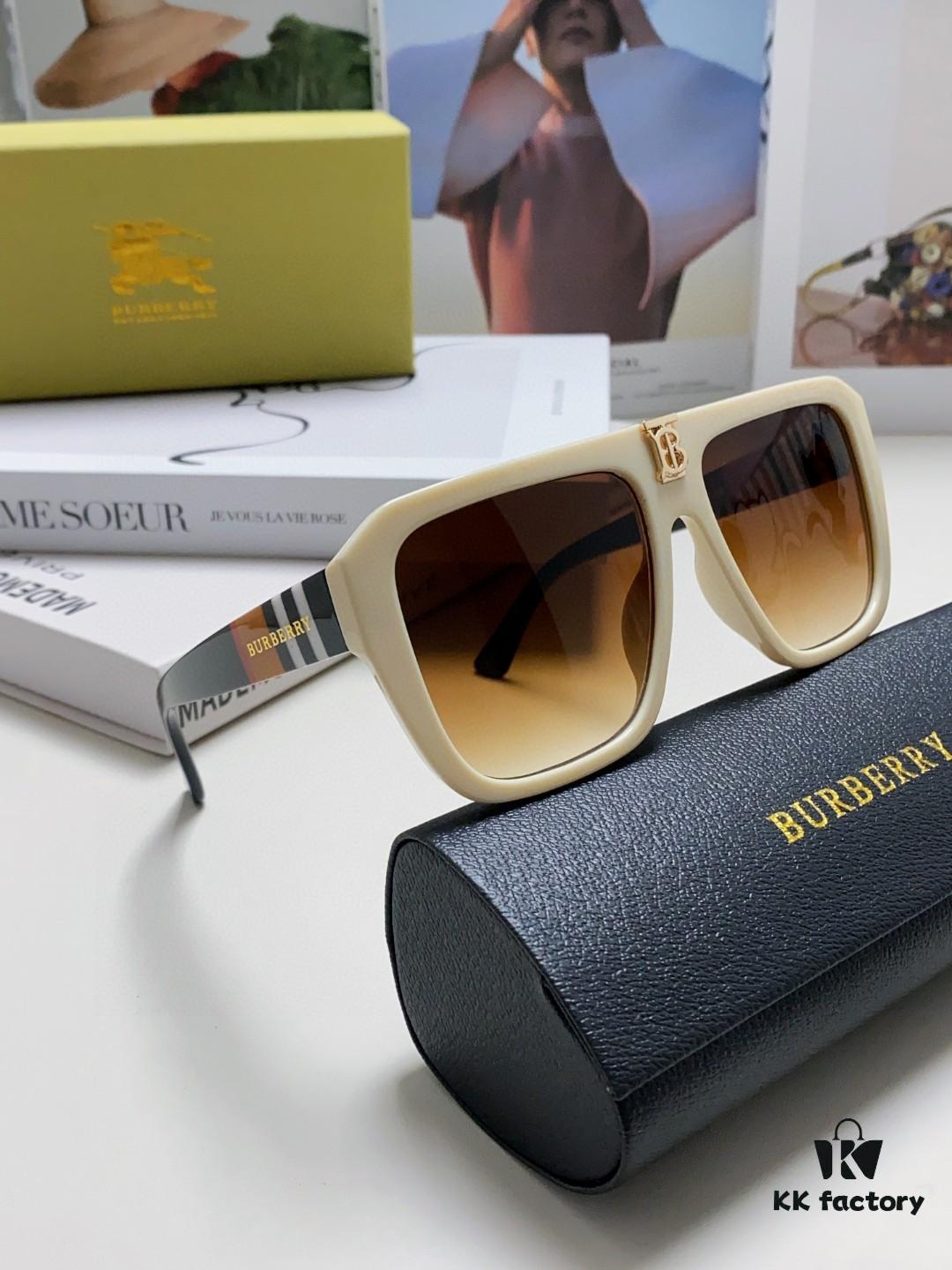 Burberry 2024 Popular Unisex Fashion Sunglasses, UV Protection Driving Sun Glasses, Oversized Women's Sunglasses