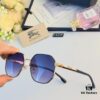 Burberry Metal Frame Sunglasses Unisex Small Frame UV Protection for Summer Beach Travel Driving Stylish High-End Eyewear