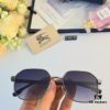 Burberry Metal Frame Sunglasses Unisex Small Frame UV Protection for Summer Beach Travel Driving Stylish High-End Eyewear