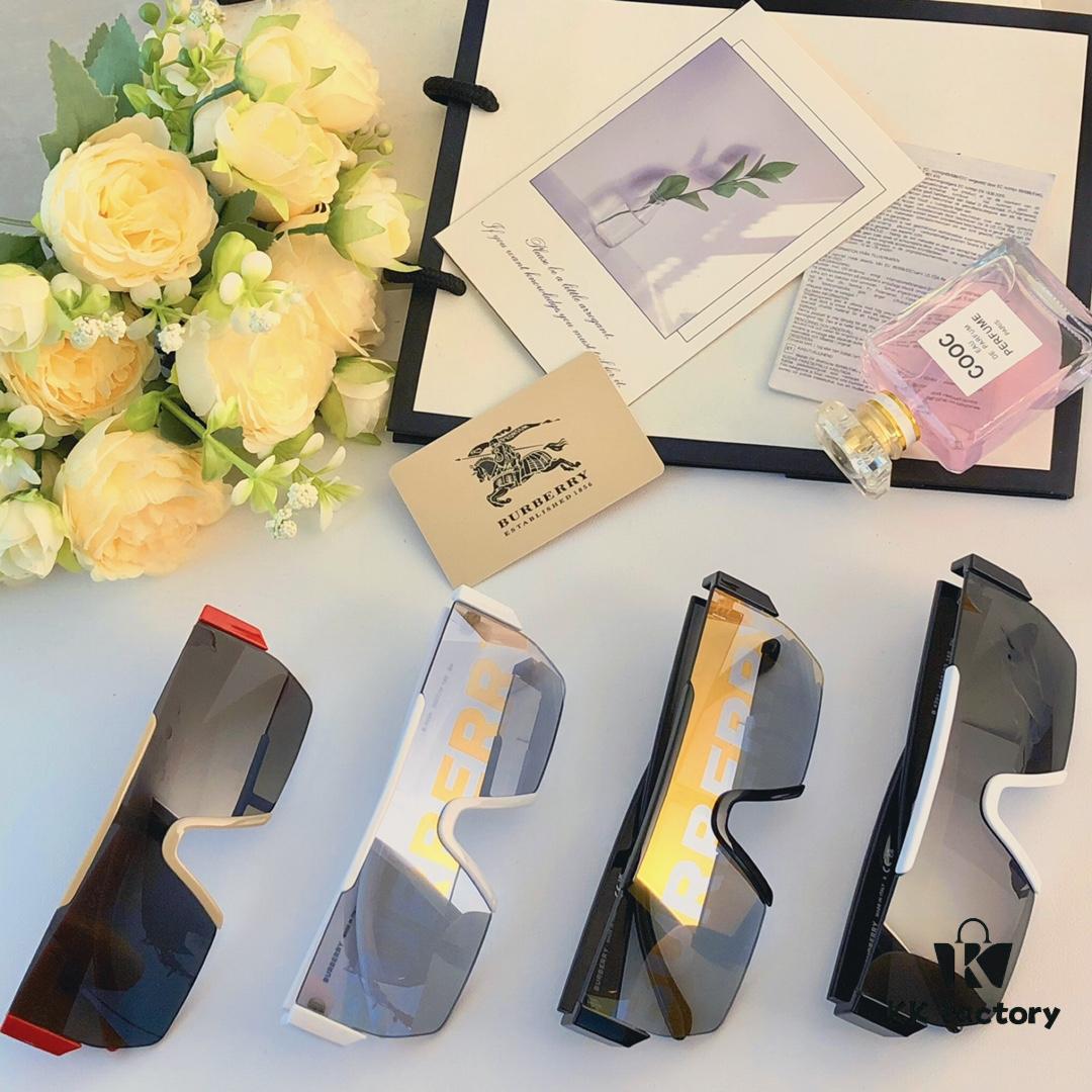 Burberry Unisex Stylish Futuristic Windproof Goggles for Cycling and Mountaineering, UV Protection Oversized Sunglasses