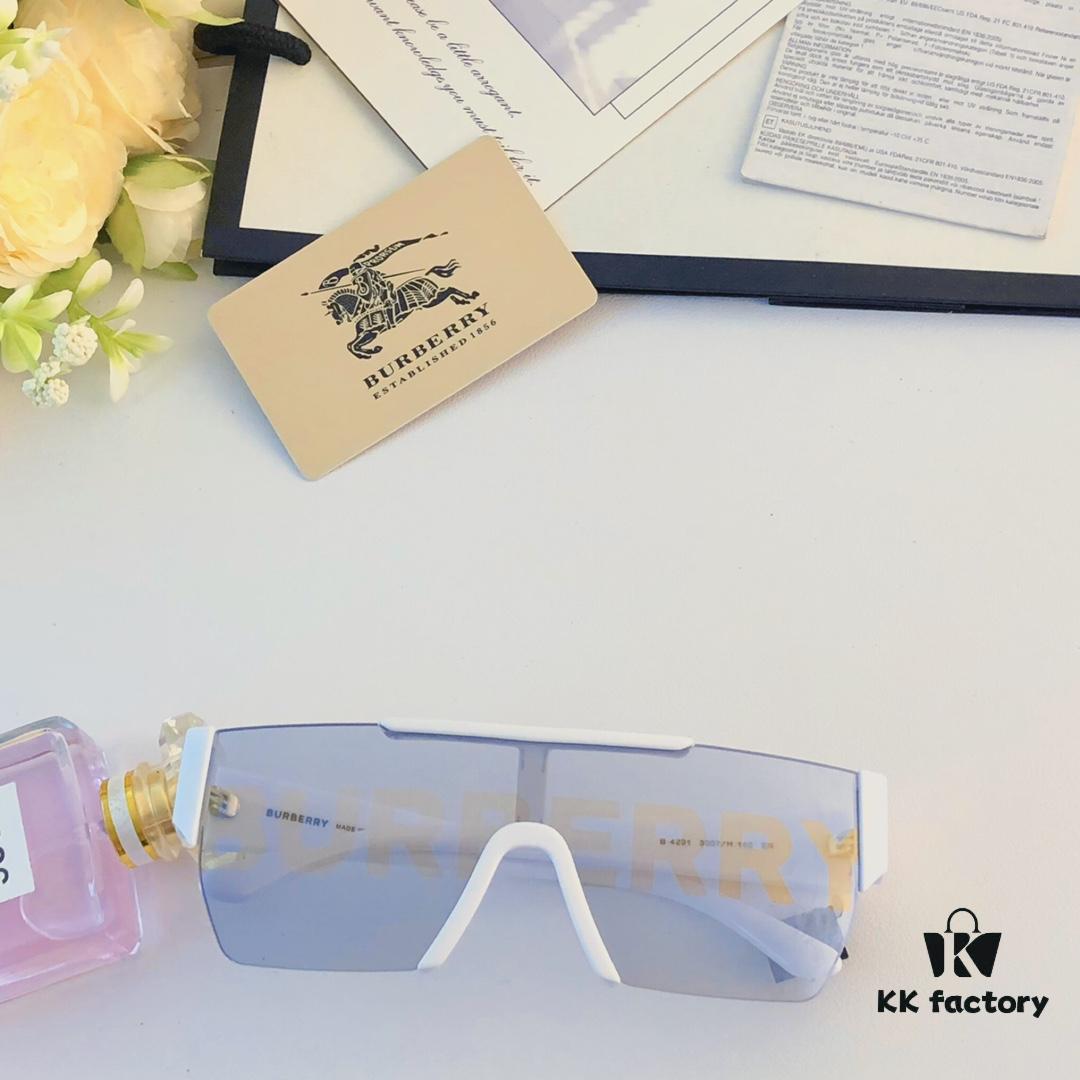 Burberry Unisex Stylish Futuristic Windproof Goggles for Cycling and Mountaineering, UV Protection Oversized Sunglasses