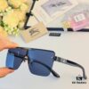 Burberry New Fashion One-Piece Sunglasses, Metal Casual Shades, Trendy Versatile Sun Protection Eyewear
