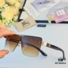 Burberry New Fashion One-Piece Sunglasses, Metal Casual Shades, Trendy Versatile Sun Protection Eyewear