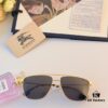 Burberry New Arrival Elegant Men's Versatile Sunglasses, Comfortable and Minimalist UV-Protective Square Sunglasses with Stylish and Modern Design