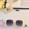 Burberry 2024 New Fashion Korean-Style Unisex Oversized Sunglasses for Women, Stylish UV-Protection Travel Sun Glasses
