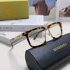 BURBERRY Full-Rim Metal Prescription Eyeglass Frame, Unisex Business Optical Glasses Frame Compatible with Sunglasses