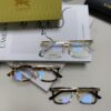 BURBERRY Full-Rim Metal Prescription Eyeglass Frame, Unisex Business Optical Glasses Frame