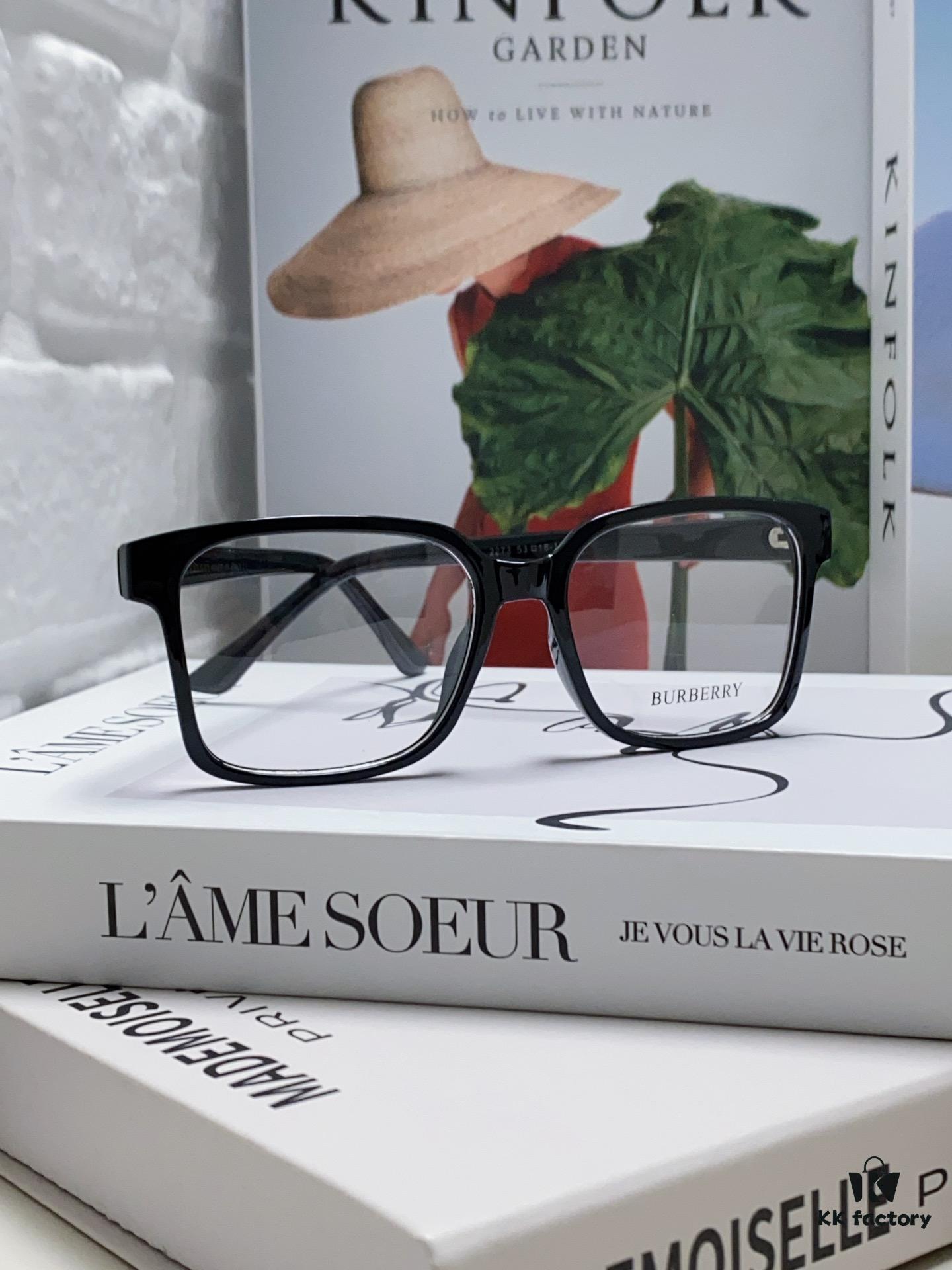 Burberry 2024 New Arrival Eyeglass Frame Korean Style Trendy Oversized Prescription Glasses Lightweight Unisex Optical Frame Suitable for Daily Wear