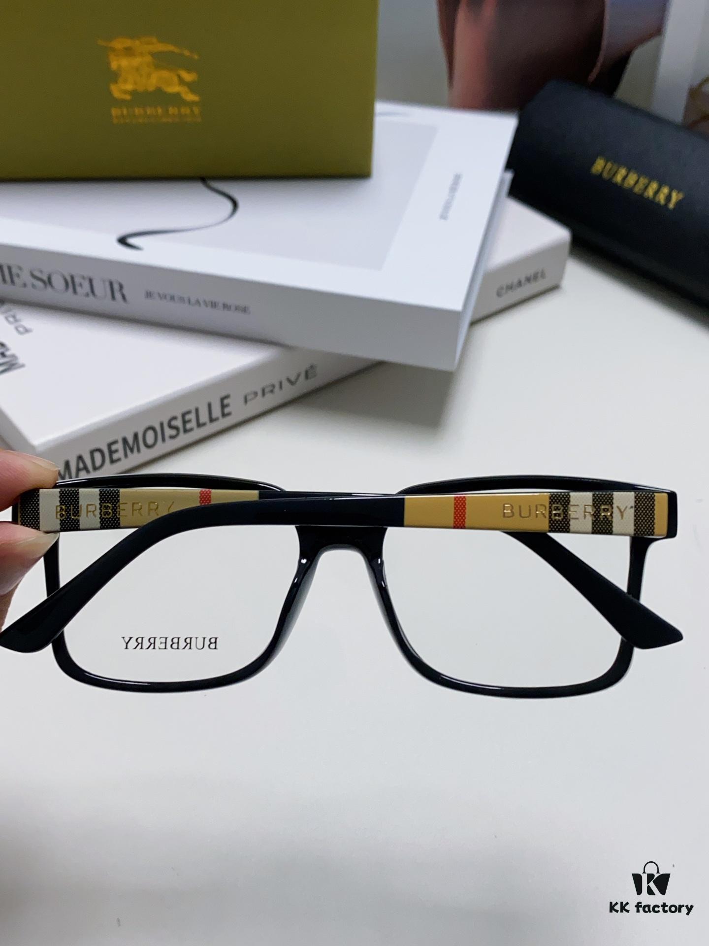 Burberry 2024 New Arrival Eyeglass Frame Korean Style Trendy Oversized Prescription Glasses Lightweight Unisex Optical Frame Suitable for Daily Wear
