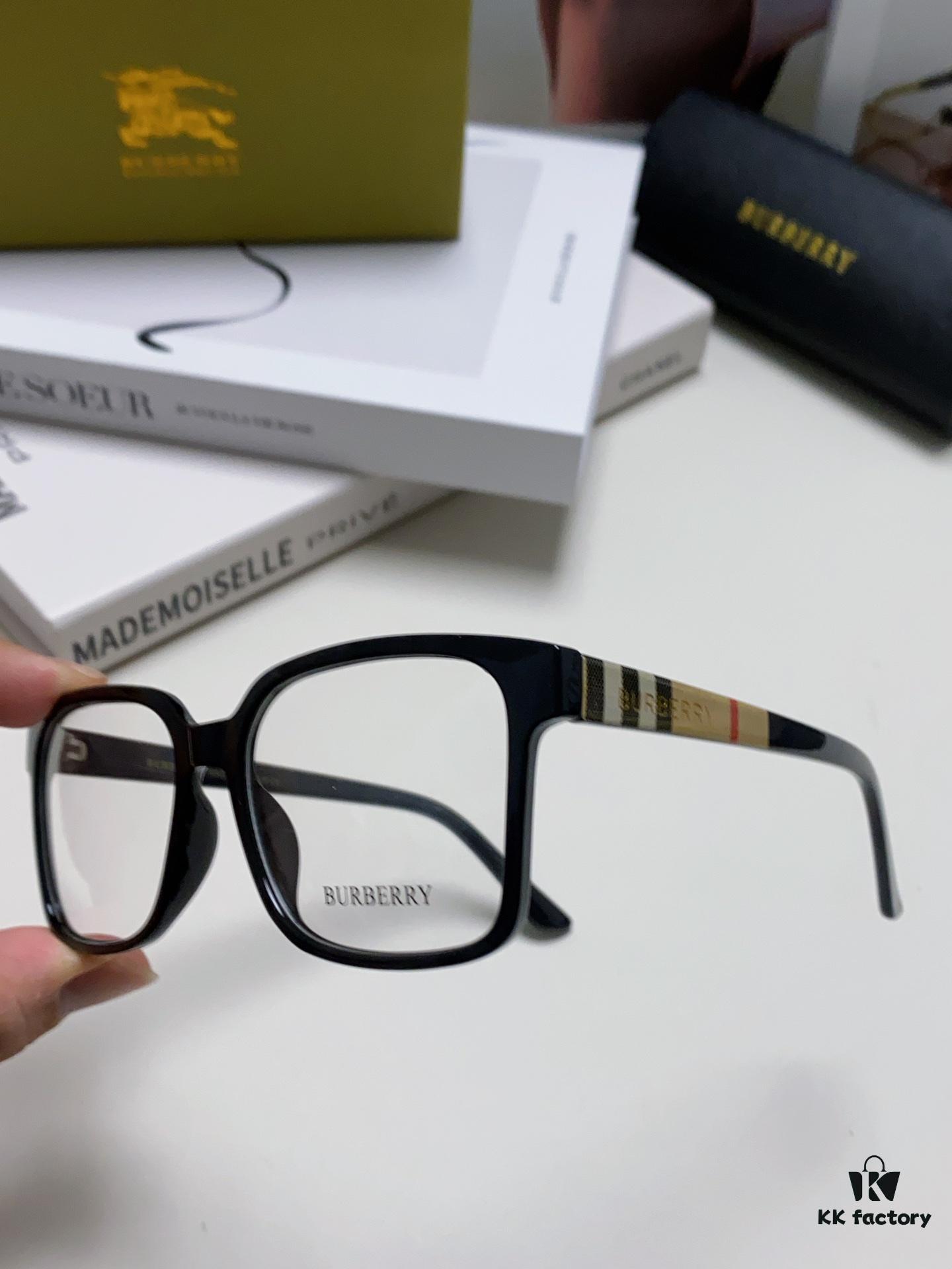 Burberry 2024 New Arrival Eyeglass Frame Korean Style Trendy Oversized Prescription Glasses Lightweight Unisex Optical Frame Suitable for Daily Wear
