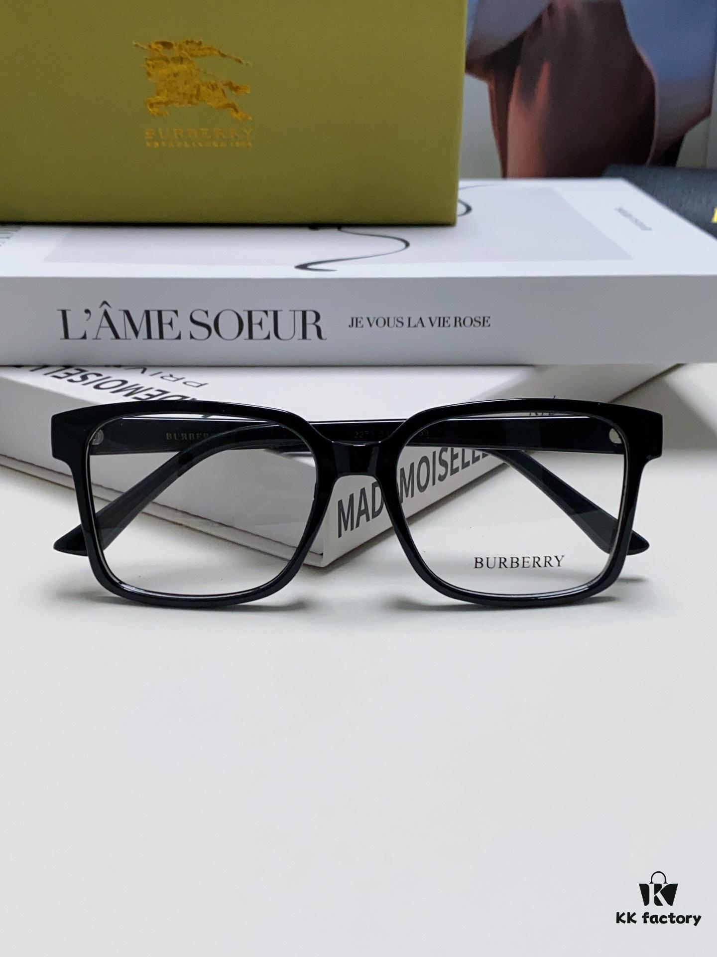 Burberry 2024 New Arrival Eyeglass Frame Korean Style Trendy Oversized Prescription Glasses Lightweight Unisex Optical Frame Suitable for Daily Wear