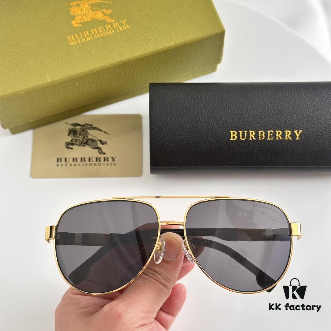 Burberry Men's Original Pattern Aviator Sunglasses BE4211 SIZE: 60□15-140