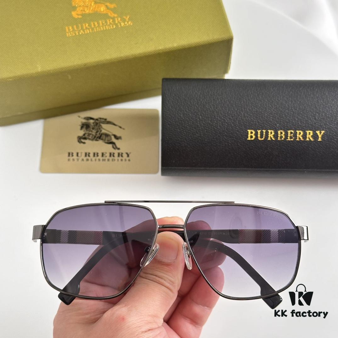 Burberry BE4212 Men's Pattern Aviator Sunglasses, Full Color Arrived