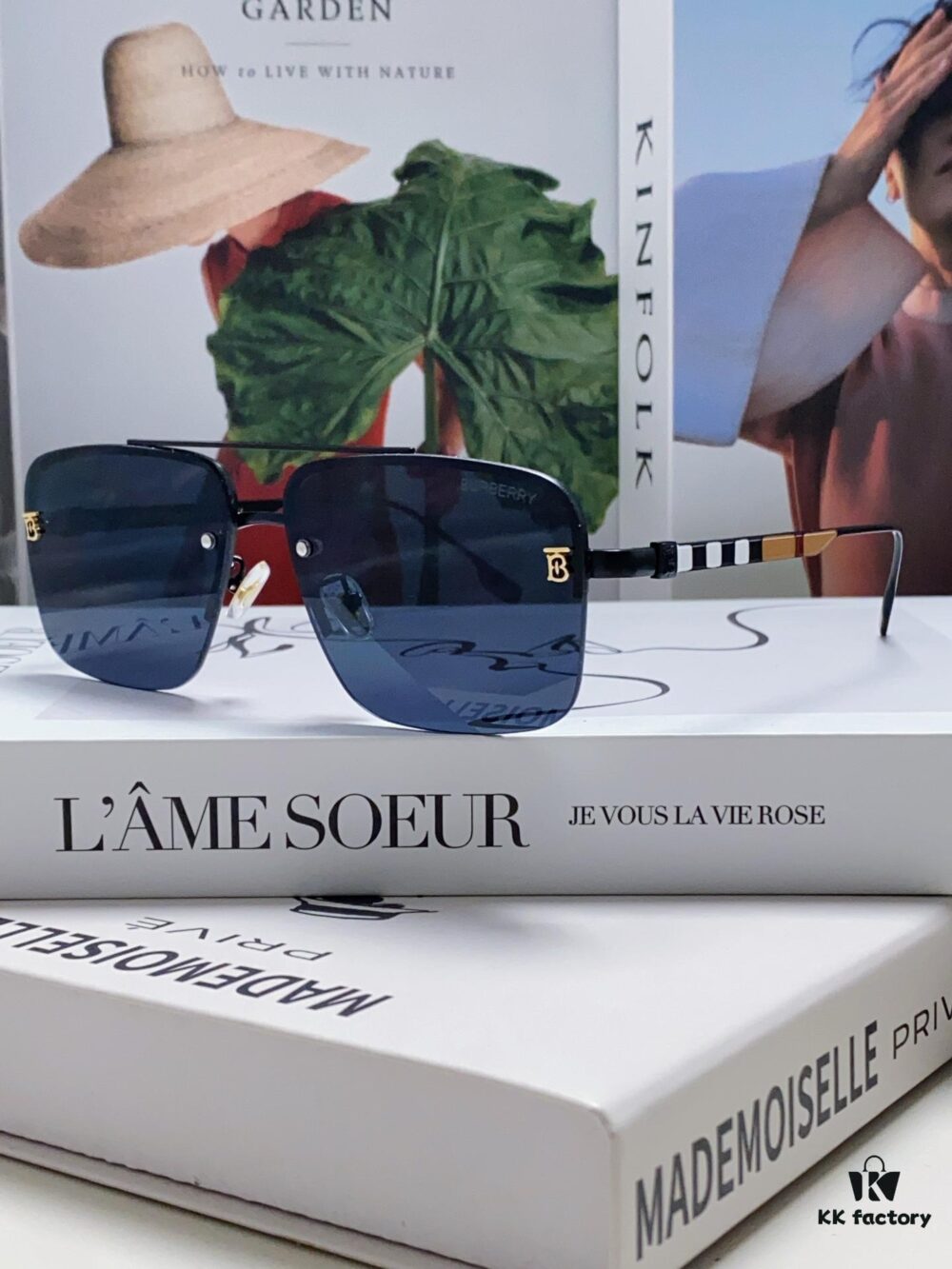 Burberry New Arrival One-Piece Driving Sunglasses, Celebrity Favorite Unisex Aviator Shades