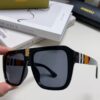 Burberry 2024 Influencer Favorite Unisex Fashion Sunglasses, Large-Frame UV Protection Sun Glasses for Women, Stylish Driving Shades