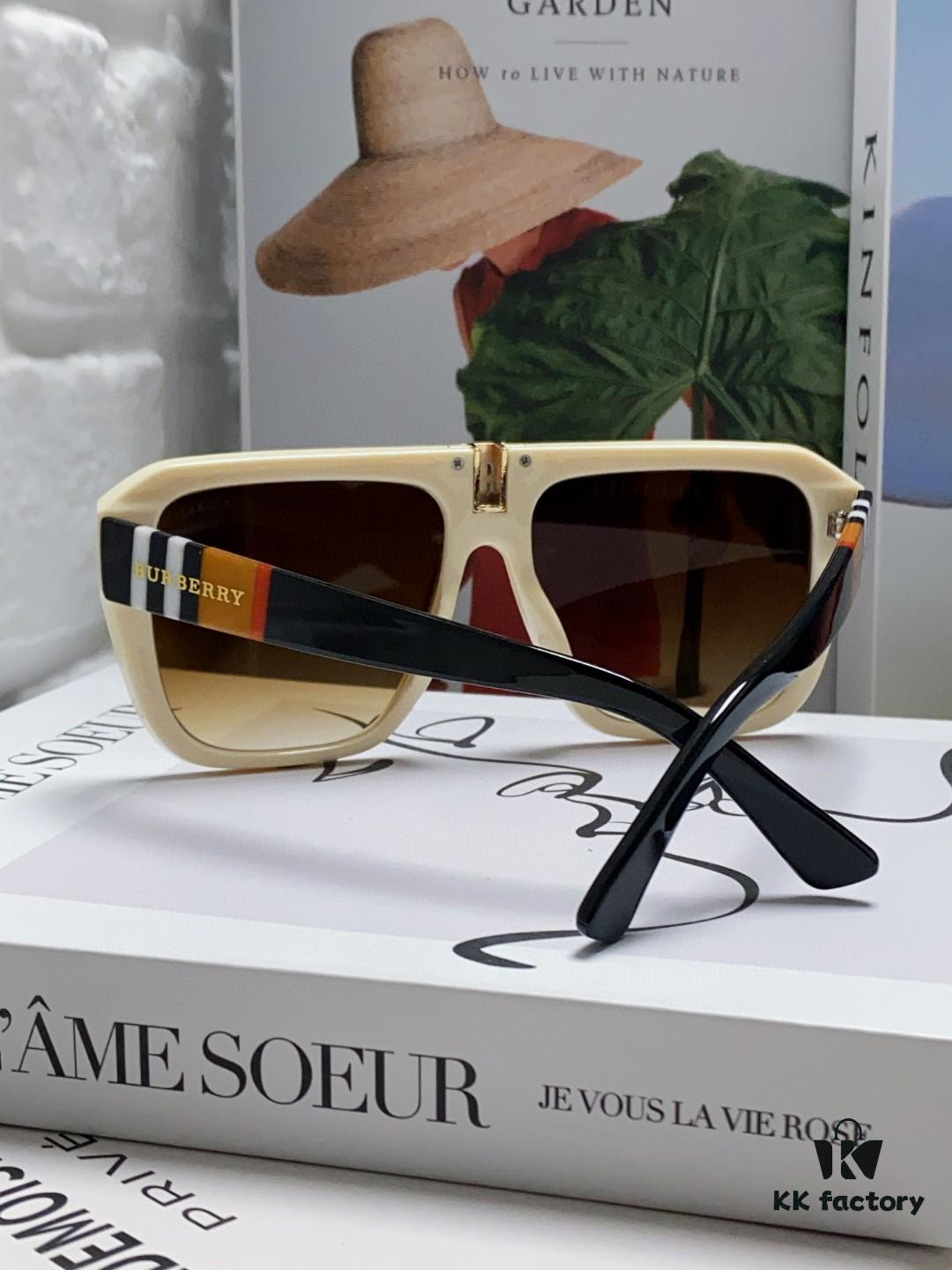 Burberry 2024 Popular Unisex Fashion Sunglasses, UV Protection Driving Sun Glasses, Oversized Women's Sunglasses