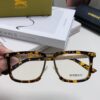 BURBERRY Full-Rim Metal Myopia Eyeglass Frame, Unisex Business Optical Glasses Frame Compatible with Prescription Lenses, Suitable for Eyeglasses or Sunglasses