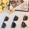 Burberry Fashion Classic Double Bridge Pilot Sunglasses for Men, Fishing Driving UV Protection Metal Sunglasses