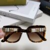 Burberry 2024 New Korean-Style Oversized Wide-Leg Fashionable Fast-Moving Sunglasses Unisex Celebrity-Inspired Slimming Sun Glasses with Horse Logo and Classic Check Pattern
