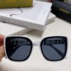 Burberry 2024 New Korean-Style Oversized Wide-Leg Designer Sunglasses Unisex Celebrity-Inspired Slimming Sun Glasses with Horse Logo and Classic Plaid Pattern