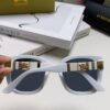 Burberry 2024 New Korean-Style Oversized Wide-Leg Designer Sunglasses Unisex Celebrity-Inspired Slimming Sun Glasses with Horse Logo and Classic Plaid Pattern