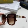 Burberry 2024 New Korean-Style Oversized Wide-Leg Stylish Fast-Fashion Sunglasses Unisex Celebrity-Inspired Slimming Sun Glasses with Horse Logo and Classic Check Pattern