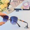 Burberry New Arrival Double-Bar Square Oversized Sunglasses Unisex Casual Travel Shades