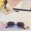 Burberry New Arrival Double-Bar Square Oversized Sunglasses Unisex Casual Travel Shades