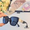 Burberry 2024 New Fashion Korean-Style Large-Frame Sunglasses for Women, Stylish UV-Protection Sun Glasses