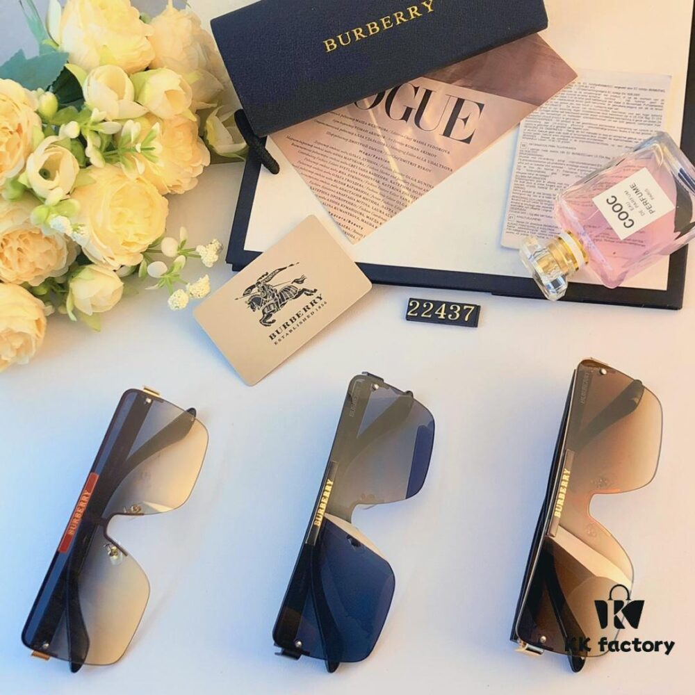 Burberry New Men's and Women's Sunglasses, Fashionable and Trendy Casual Shades, Driving and Travel Sunglasses