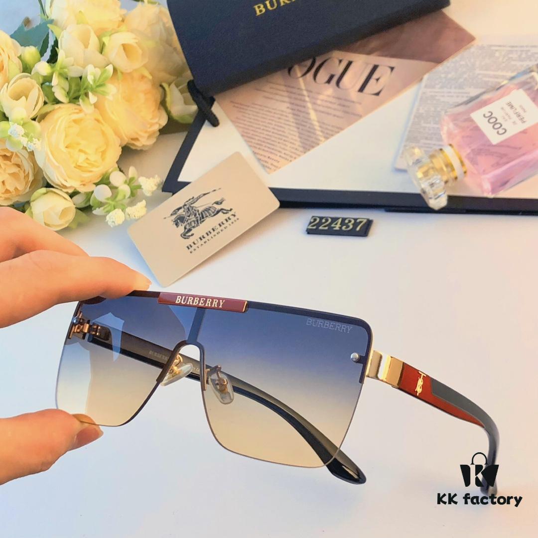 Burberry New Men's and Women's Sunglasses, Fashionable and Trendy Casual Shades, Driving and Travel Sunglasses