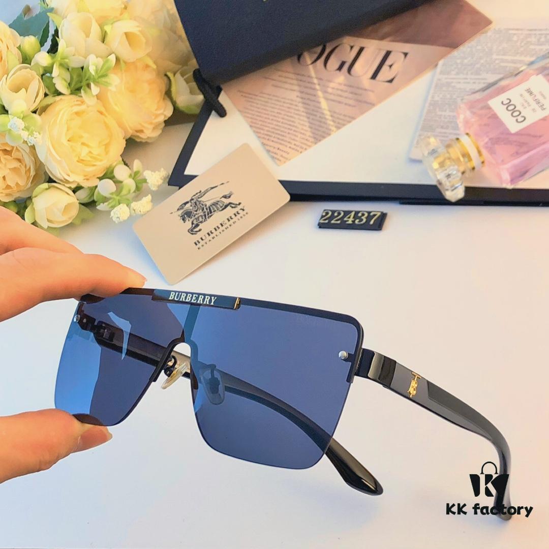 Burberry New Men's and Women's Sunglasses, Fashionable and Trendy Casual Shades, Driving and Travel Sunglasses