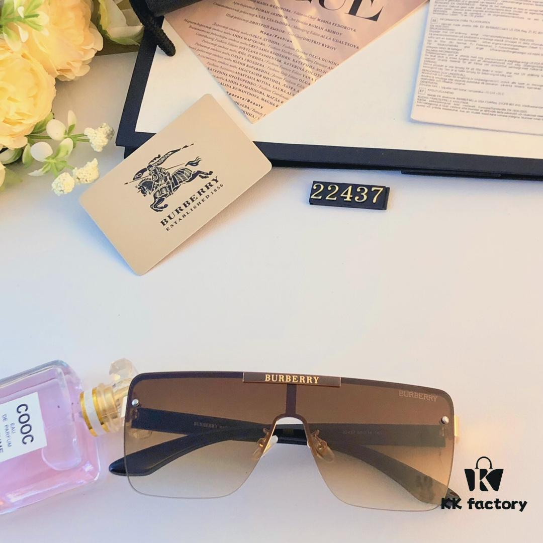 Burberry New Men's and Women's Sunglasses, Fashionable and Trendy Casual Shades, Driving and Travel Sunglasses