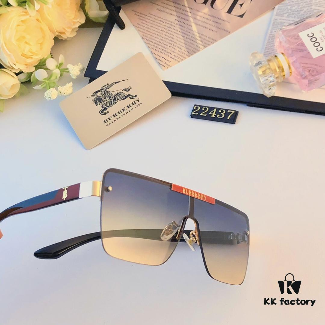 Burberry New Men's and Women's Sunglasses, Fashionable and Trendy Casual Shades, Driving and Travel Sunglasses