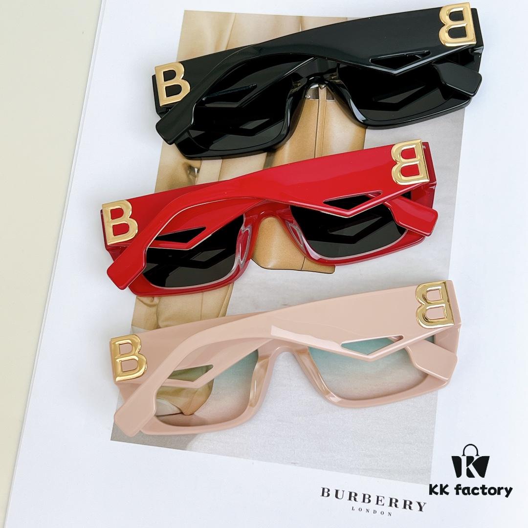 Burberry BE4336 Unisex Sunglasses, Chainless Design, 53mm Lens Width, Size 19-140