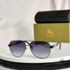 Burberry Men's Authentic Pattern Aviator Sunglasses BE4212