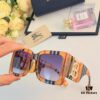 Burberry Trendy Unisex Sunglasses for Men and Women, Fashionable Large B Design UV Protection Shades, Slimming Effect Sunglasses for Parties and Gatherings