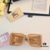 Burberry Trendy Unisex Sunglasses for Men and Women, Fashionable Large B Design UV Protection Shades, Slimming Effect Sunglasses for Parties and Gatherings