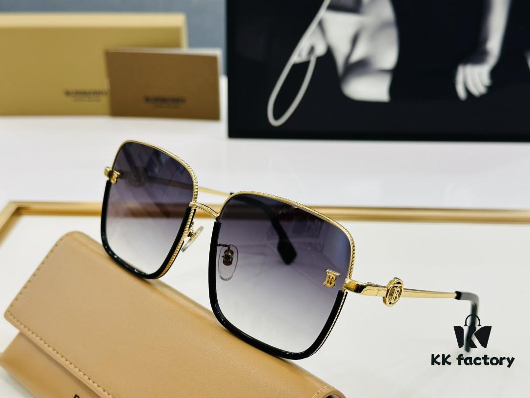 Trendy BAJIA Burberry BE3129, Must-Have Item for Stylish Outfits! TB Logo Design Makes a Statement – Effortlessly Fashionable ❤ Size: 61□16-145 High-Quality In Stock Eyeglasses, Sunglasses