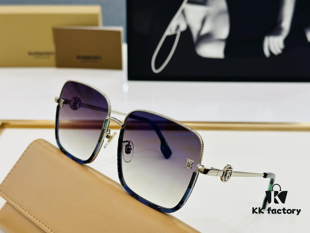 Trendy BAJIA Burberry BE3129, Must-Have Item for Stylish Outfits! TB Logo Design Makes a Statement – Effortlessly Fashionable ❤ Size: 61□16-145 High-Quality In Stock Eyeglasses, Sunglasses