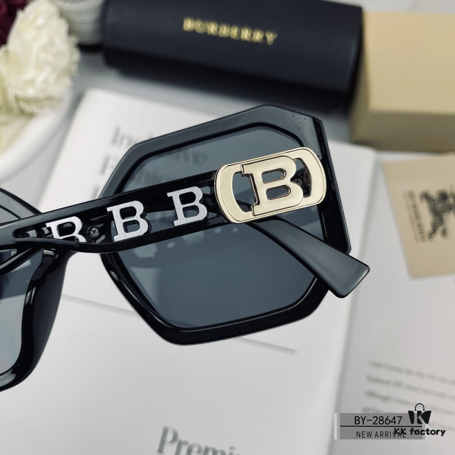 Burberry | Polarized Sunglasses with TR Frame and PL Lenses - Lightweight & Stylish