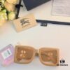 Burberry Trendy Unisex Sunglasses for Men and Women, Fashionable UV Protection Oversized Glasses for Parties, Gatherings, Slimming Face Look